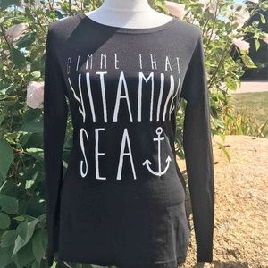Gimme That Vitamin Sea Long Sleeve T'Shirt